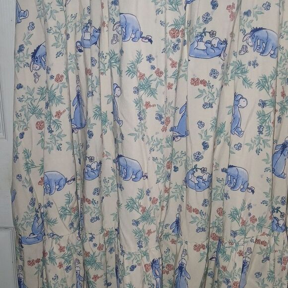Disney Box Lunch Eeyore Floral Smock Dress hidden pockets Sz 4 (4x 24/26) EUC - Picture 4 of 12